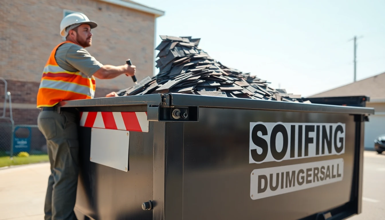 Dumpster for Roofing & Shingles